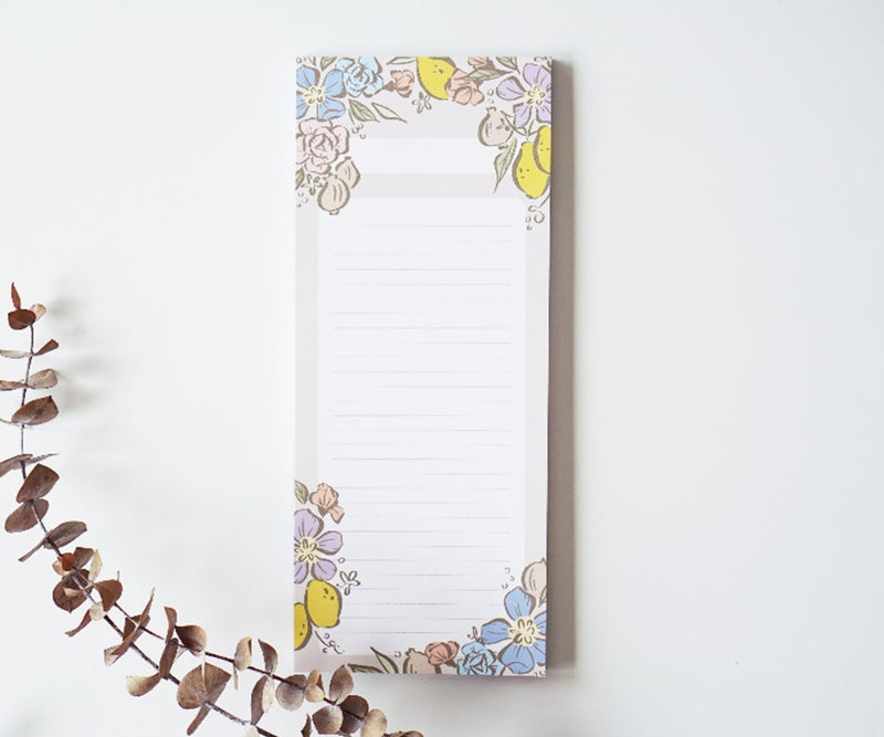 Muted Pastel Lined Notepad