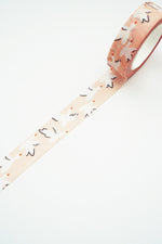 Swan Pattern Glitter Washi Tape
