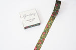 High Tea Inspired Vintage Green and Pink Floral Washi Tape
