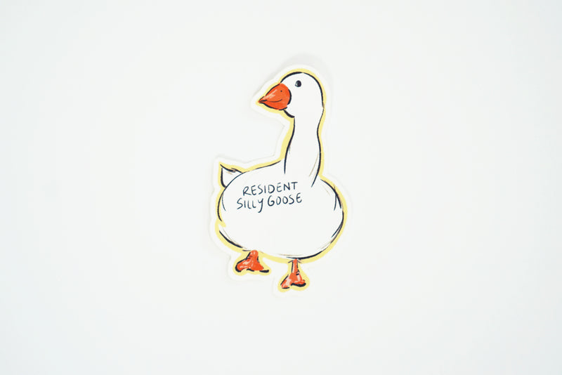 Resident Silly Goose Matte Vinyl Sticker