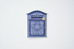 Blue Snail Mail Vintage Mailbox Matte Sticker