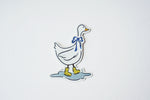Rainy Goose Matte Sticker with Mirror Details
