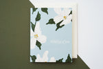 Thinking of You White Floral Card