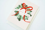 Pink Warmest Wishes Holiday Card