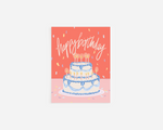 Confetti Cake Happy Birthday Card