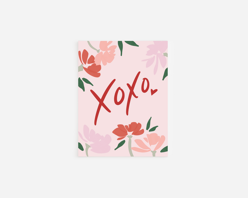XOXO Valentine's Day Card