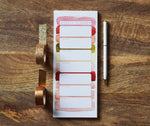 Blushes Weekly Notepad