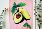 Avocados in Gouache