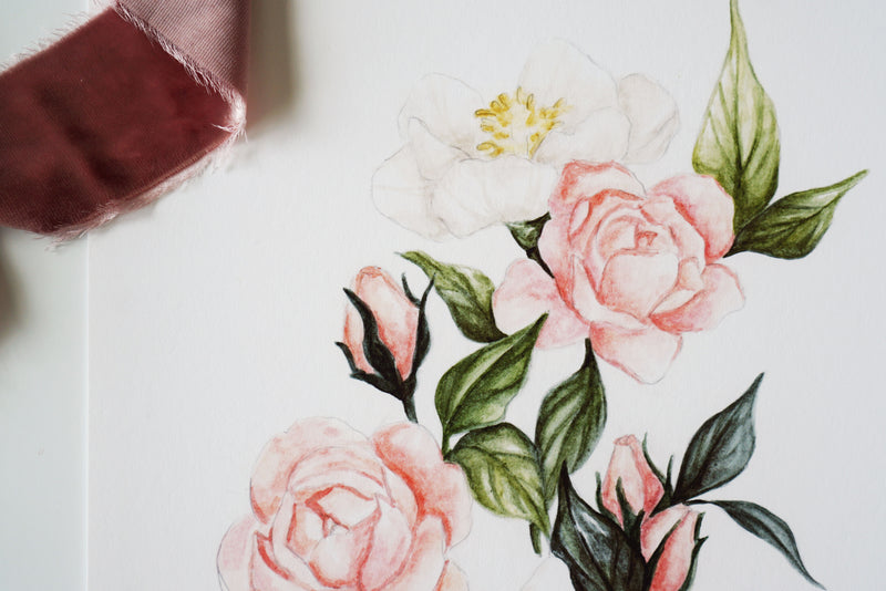 Roses and Poppy Flowers