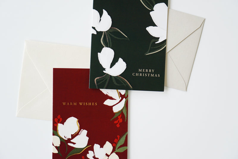 Merry Christmas Silver Foil Card