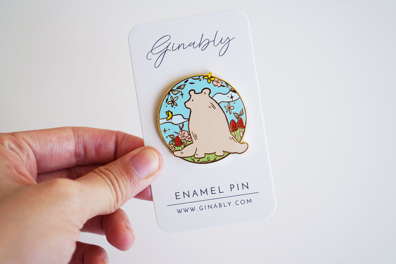 Storybook Bear Enamel Pin