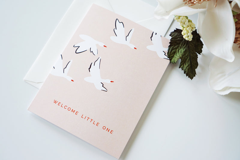 Welcome Little One, New Baby Card