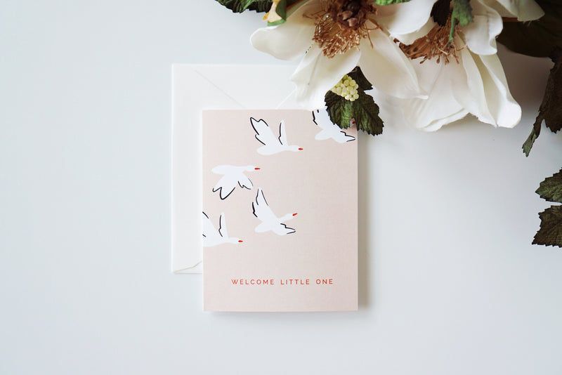 Welcome Little One, New Baby Card