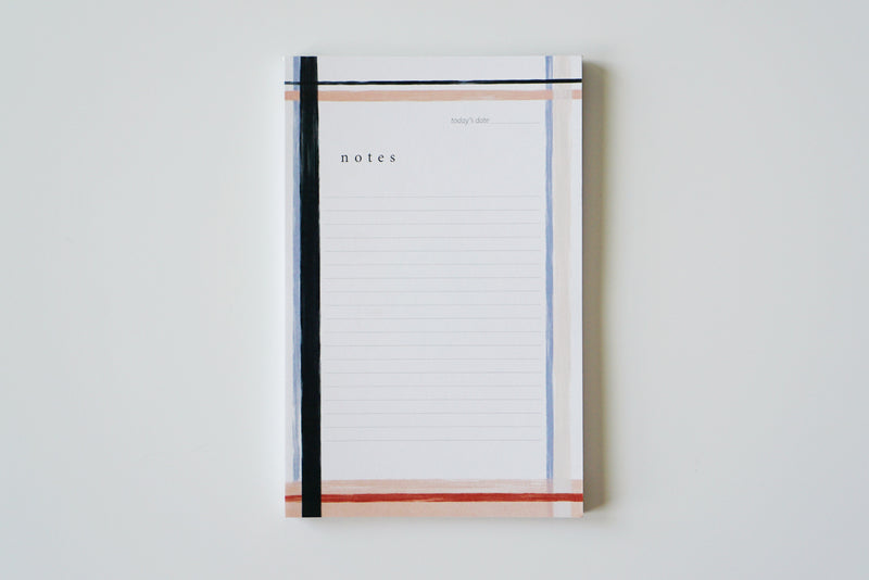 Repeat Pattern Note Pad Modern Pattern Lined Notepad By Ginably