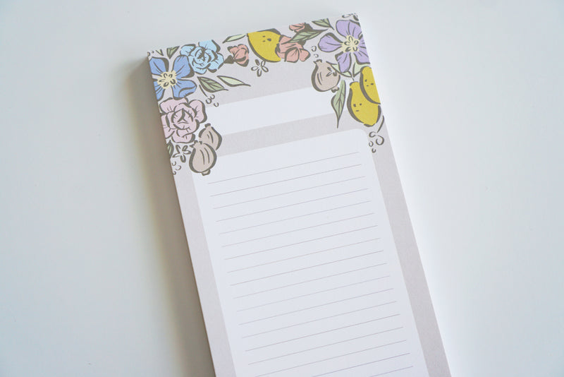 Muted Pastel Lined Notepad