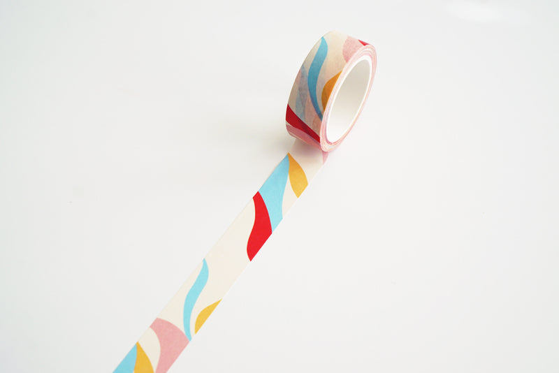 Retro Wave Pattern Washi Tape