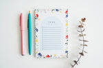 Meadow Pattern To Do List Notepad