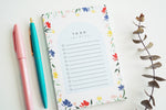 Meadow Pattern To Do List Notepad