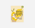 Easy Peasy Lemon Squeezy Card