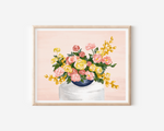 Floral Impressions, in Pink
