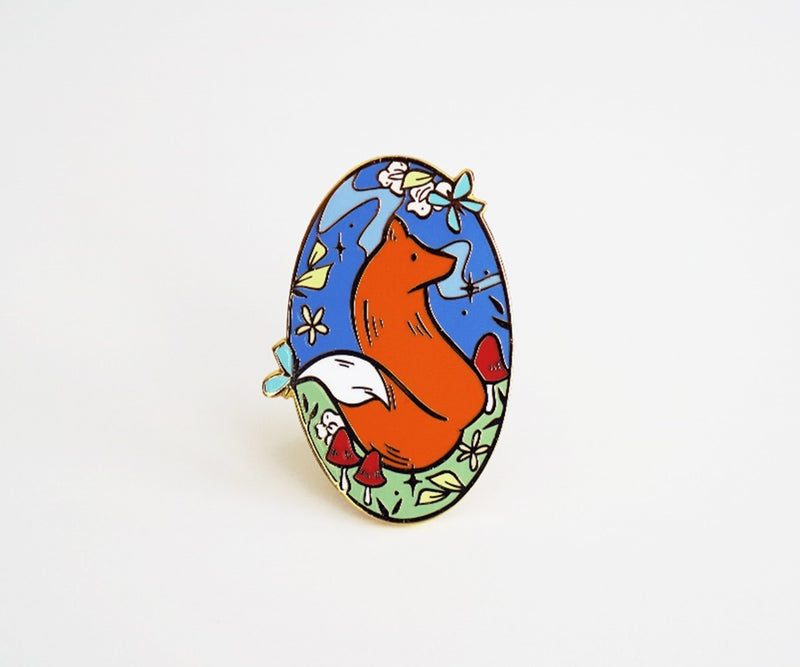 Storybook Fox Enamel Pin