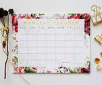 Floral Monthly Planner - Ginably - 1