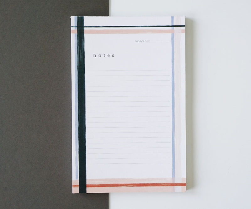 Repeat Pattern Note Pad Modern Pattern Lined Notepad By Ginably