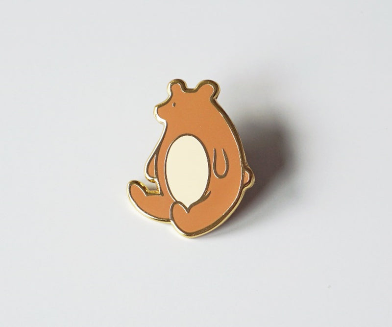 Brown Teddy Bear Pin