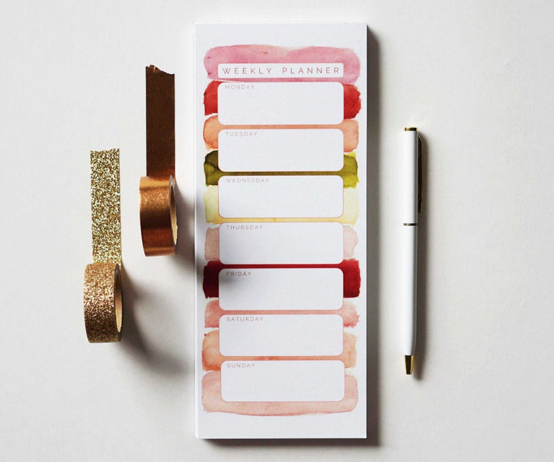 Blushes Weekly Notepad