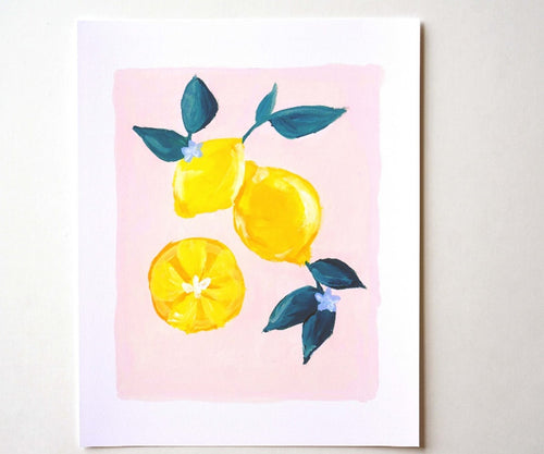 Lemons in Gouache