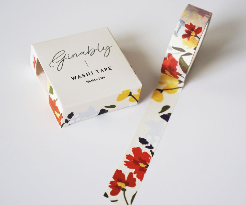 Floral Painting Washi Tape