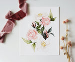 Roses and Poppy Flowers