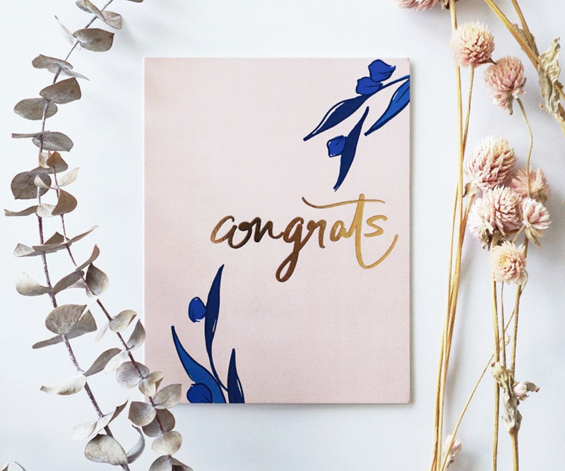 Congrats Gold Foil Card
